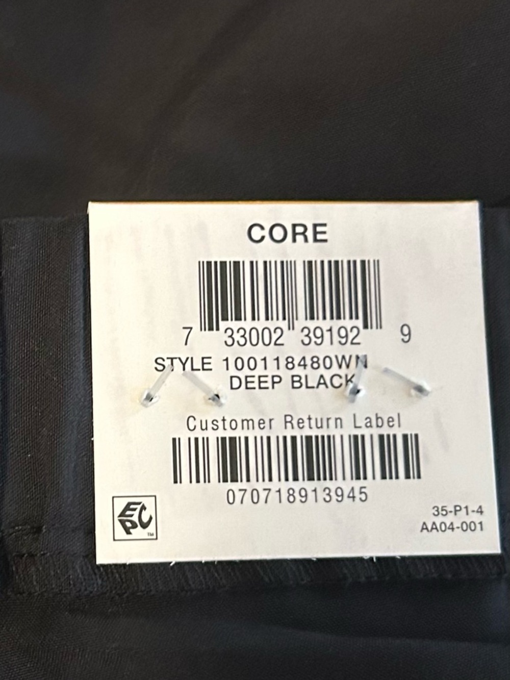 NWT ALFANI Womens Black Elastic Waist Pull On Ankle Cropped Pants SZ 3X - Picture 8 of 9